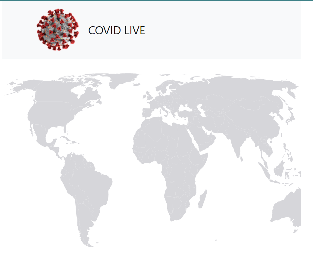 covid live website image